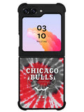 Chicago Bulls Tie Dye Style Logo Samsung Galaxy Z Flip 5 5G 2023 Case OV10687