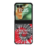 Chicago Bulls Tie Dye Style Logo Motorola Moto RAZR 2025 Case OV10687