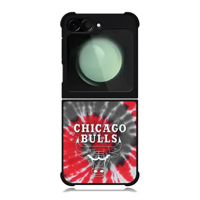 Chicago Bulls Tie Dye Style Logo Samsung Galaxy Z Flip 6 5G 2024 Case OV10687