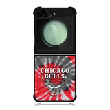 Chicago Bulls Tie Dye Style Logo Samsung Galaxy Z Flip 6 5G 2024 Case OV10687