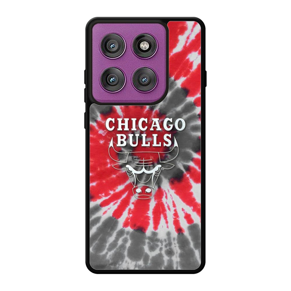 Chicago Bulls Tie Dye Style Logo Motorola Moto Edge 60 Pro Case QC10687