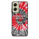 Chicago Bulls Tie Dye Style Logo Motorola Moto G Stylus 5G 2024 Case OV10687