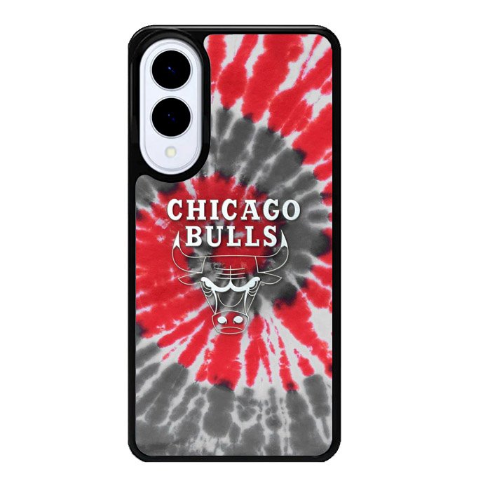 Chicago Bulls Tie Dye Style Logo Samsung Galaxy S25 Edge 5G Case OV10687