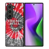 Chicago Bulls Tie Dye Style Logo Samsung Galaxy Z Fold 6 5G 2024 Case OV10687