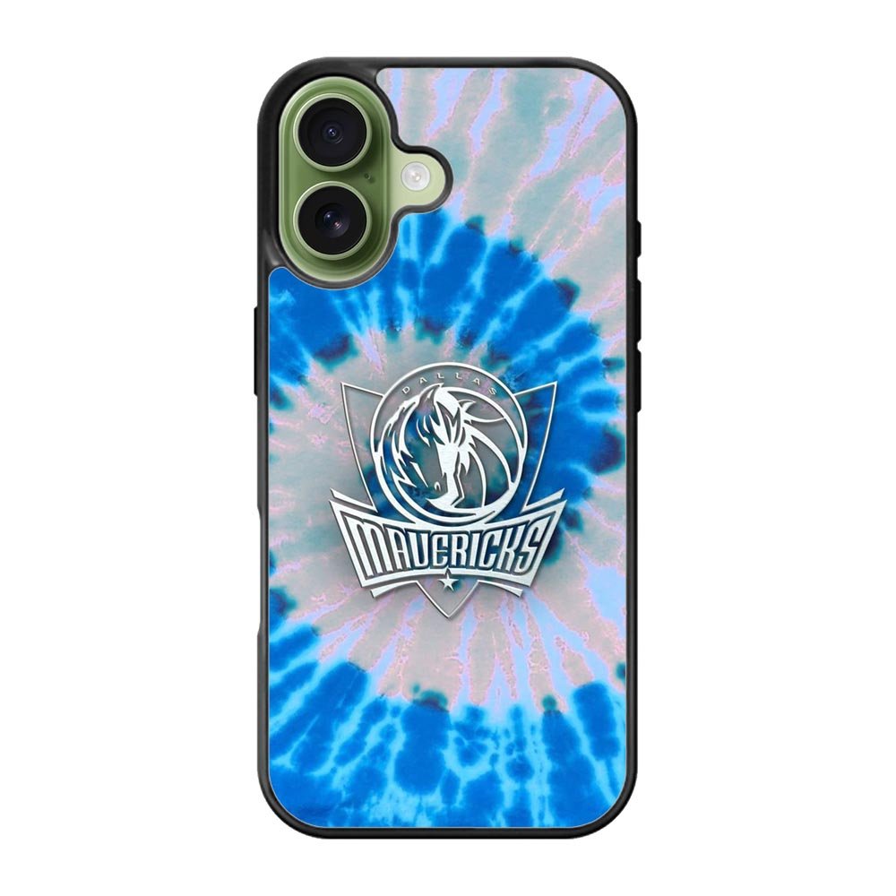 Dallas Mavericks Tie Dye Style Logo iPhone 17 Case QC10703