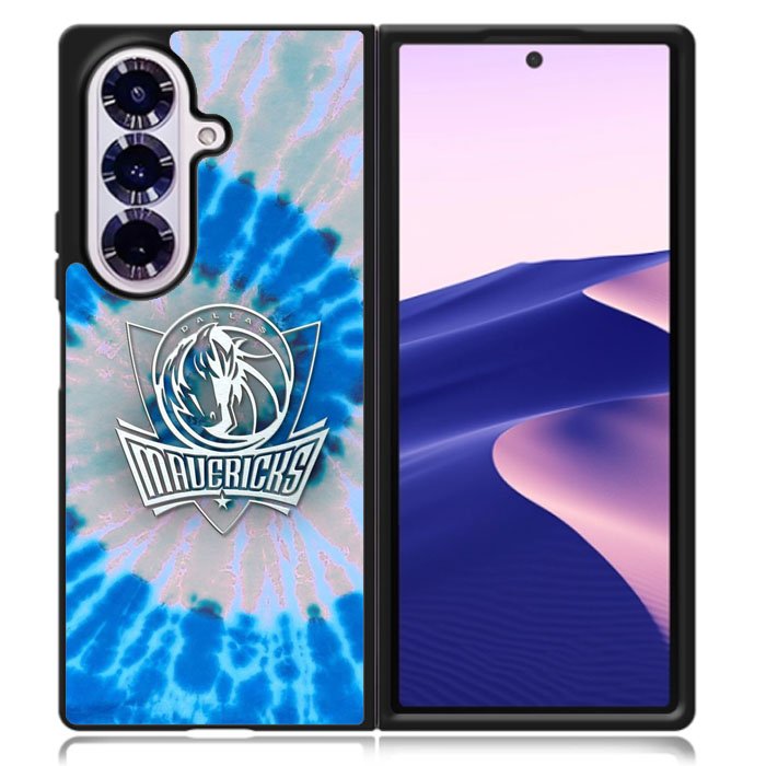 Dallas Mavericks Tie Dye Style Logo Samsung Galaxy Z Fold 7 Case OV10703