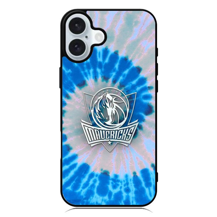 Dallas Mavericks Tie Dye Style Logo iPhone 16 Plus Case QC10703