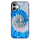 Dallas Mavericks Tie Dye Style Logo iPhone 16 Case QC10703