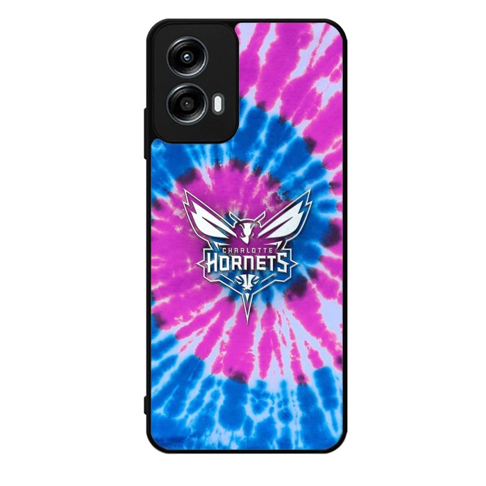Charlotte Hornets Tie Dye Style Logo Motorola Moto G Play 2024 Case OV10678