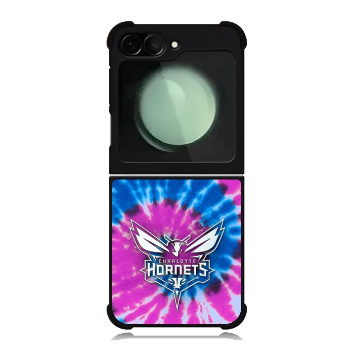 Charlotte Hornets Tie Dye Style Logo Samsung Galaxy Z Flip 6 5G 2024 Case OV10678