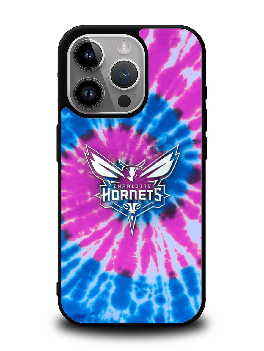 Charlotte Hornets Tie Dye Style Logo iPhone 16 Pro Max Case QC10678
