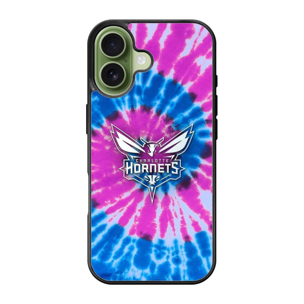 Charlotte Hornets Tie Dye Style Logo iPhone 17 Case QC10678