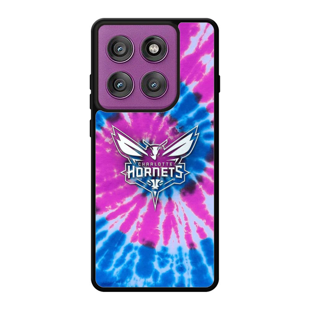 Charlotte Hornets Tie Dye Style Logo Motorola Moto Edge 60 Pro Case QC10678