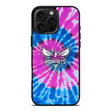 Charlotte Hornets Tie Dye Style Logo iPhone 16 Pro Max Case OV10678