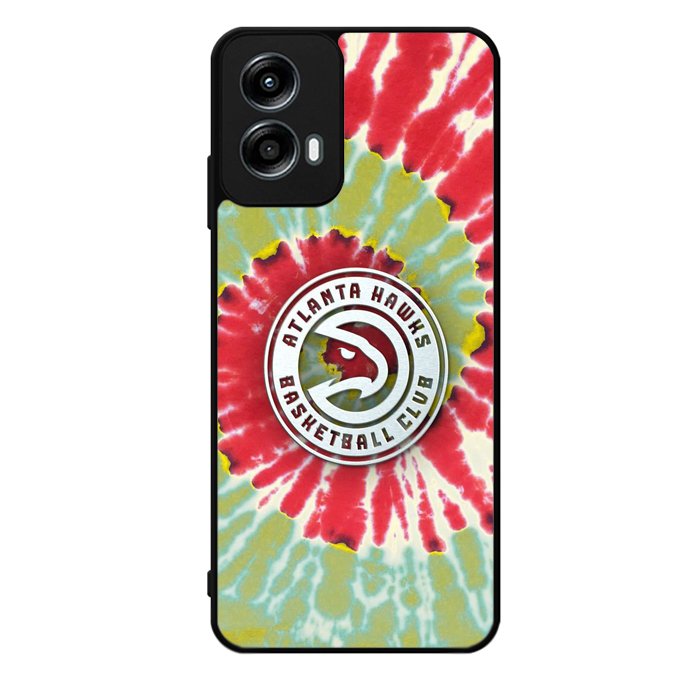Atlanta Hawks Tie Dye Style Logo Motorola Moto G Play 2024 Case OV10641