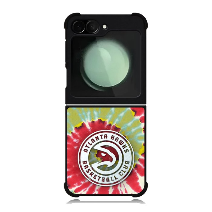 Atlanta Hawks Tie Dye Style Logo Samsung Galaxy Z Flip 6 5G 2024 Case OV10641
