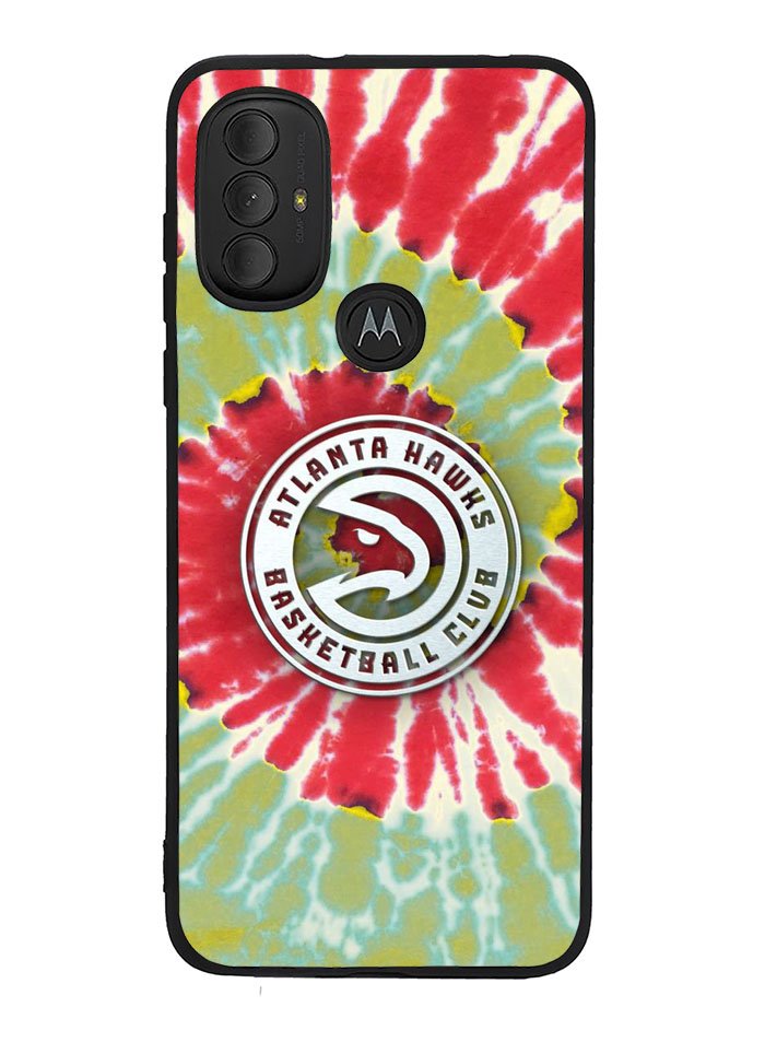 Atlanta Hawks Tie Dye Style Logo Motorola Moto G Pure 2021 , Moto G Power 2022 Case OV10641