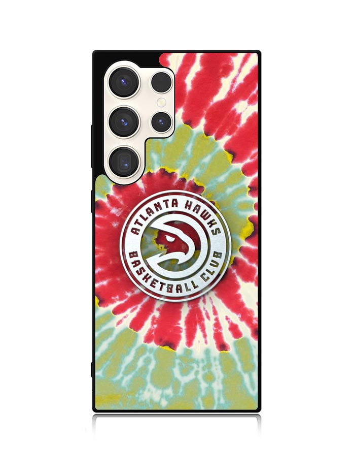 Atlanta Hawks Tie Dye Style Logo Samsung Galaxy S25 Ultra 5G Case QC10641