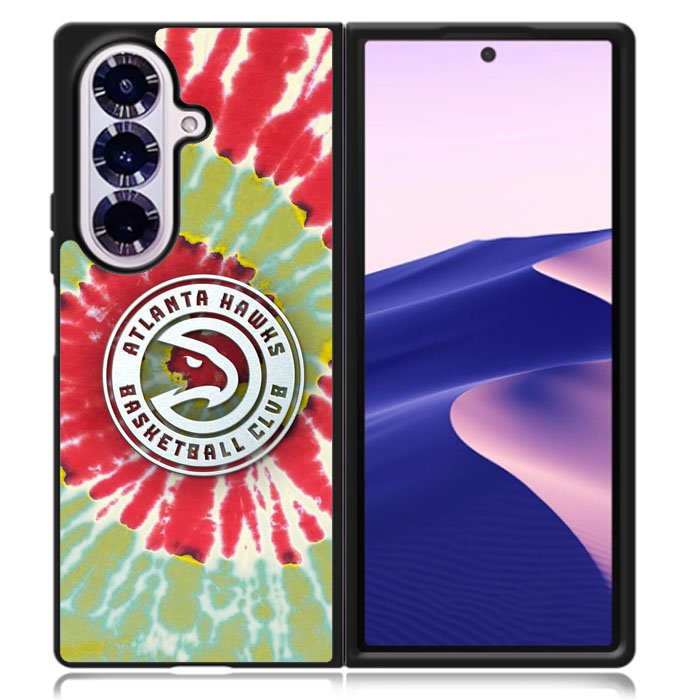 Atlanta Hawks Tie Dye Style Logo Samsung Galaxy Z Fold 7 Case OV10641