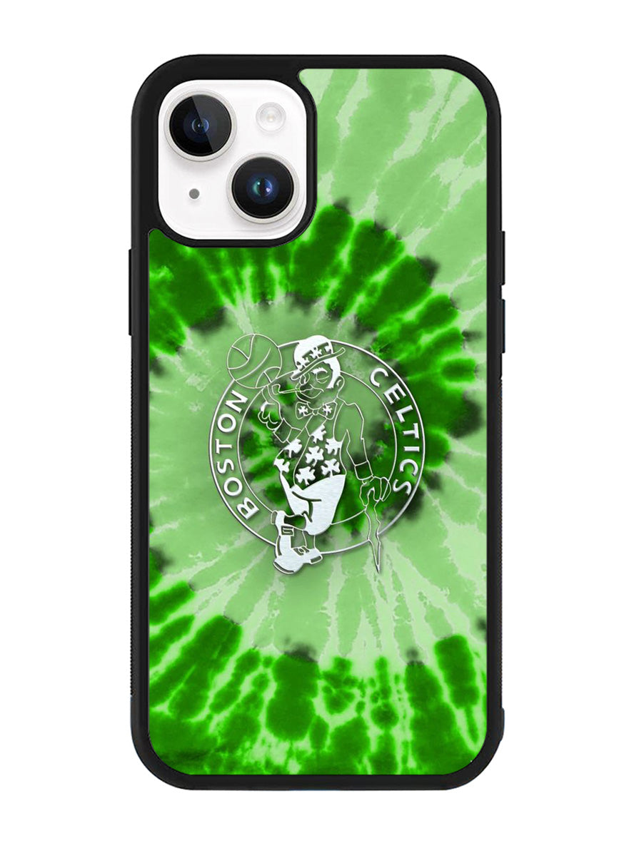 Boston Celtics Tie Dye Style Logo iPhone 14 Plus Case QC10665