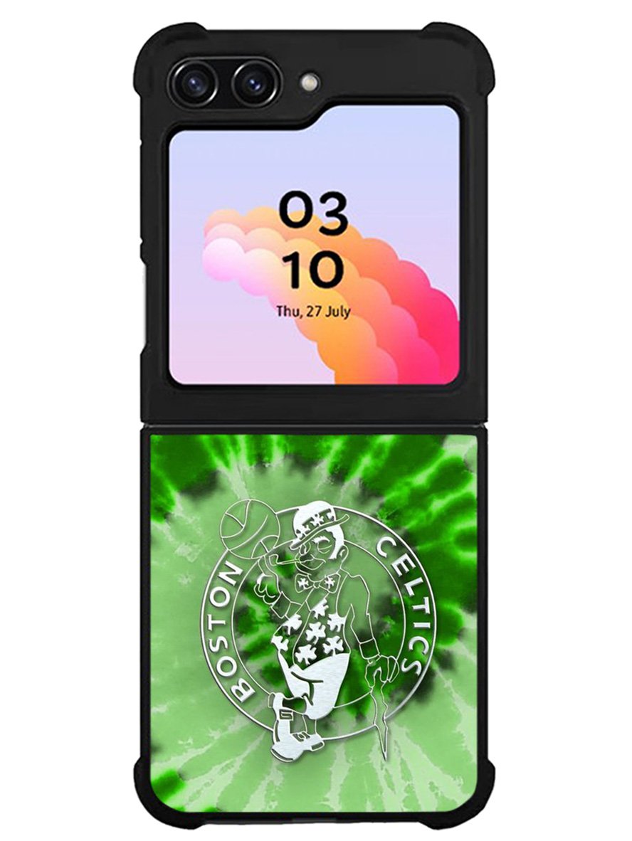 Boston Celtics Tie Dye Style Logo Samsung Galaxy Z Flip 5 5G 2023 Case OV10665