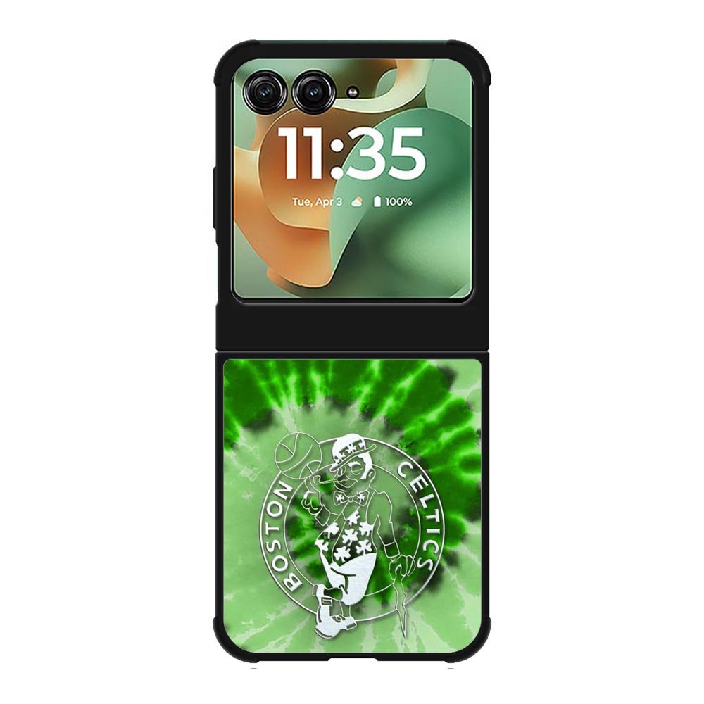 Boston Celtics Tie Dye Style Logo Motorola Moto RAZR 2025 Case OV10665