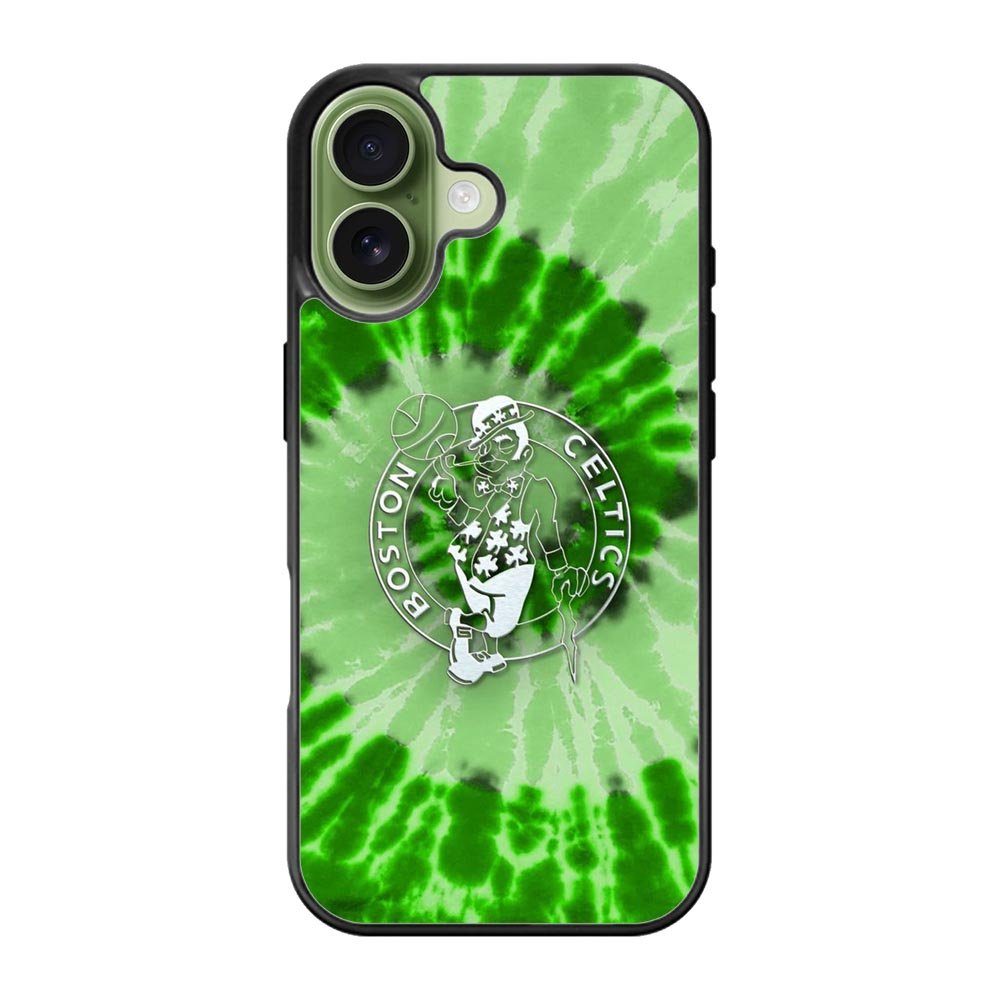 Boston Celtics Tie Dye Style Logo iPhone 17 Case OV10665