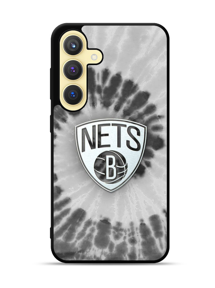 Brooklyn Nets Tie Dye Style Logo Samsung Galaxy S25 Plus 5G , Samsung Galaxy S25+ 5G Case OV10668