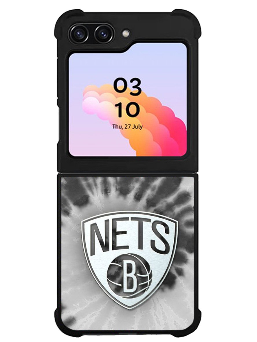 Brooklyn Nets Tie Dye Style Logo Samsung Galaxy Z Flip 5 5G 2023 Case OV10668