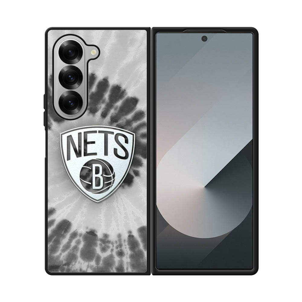 Brooklyn Nets Tie Dye Style Logo Samsung Galaxy Z Fold 7 5G Case OV10668