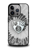 Brooklyn Nets Tie Dye Style Logo iPhone 16 Pro Max Case OV10668