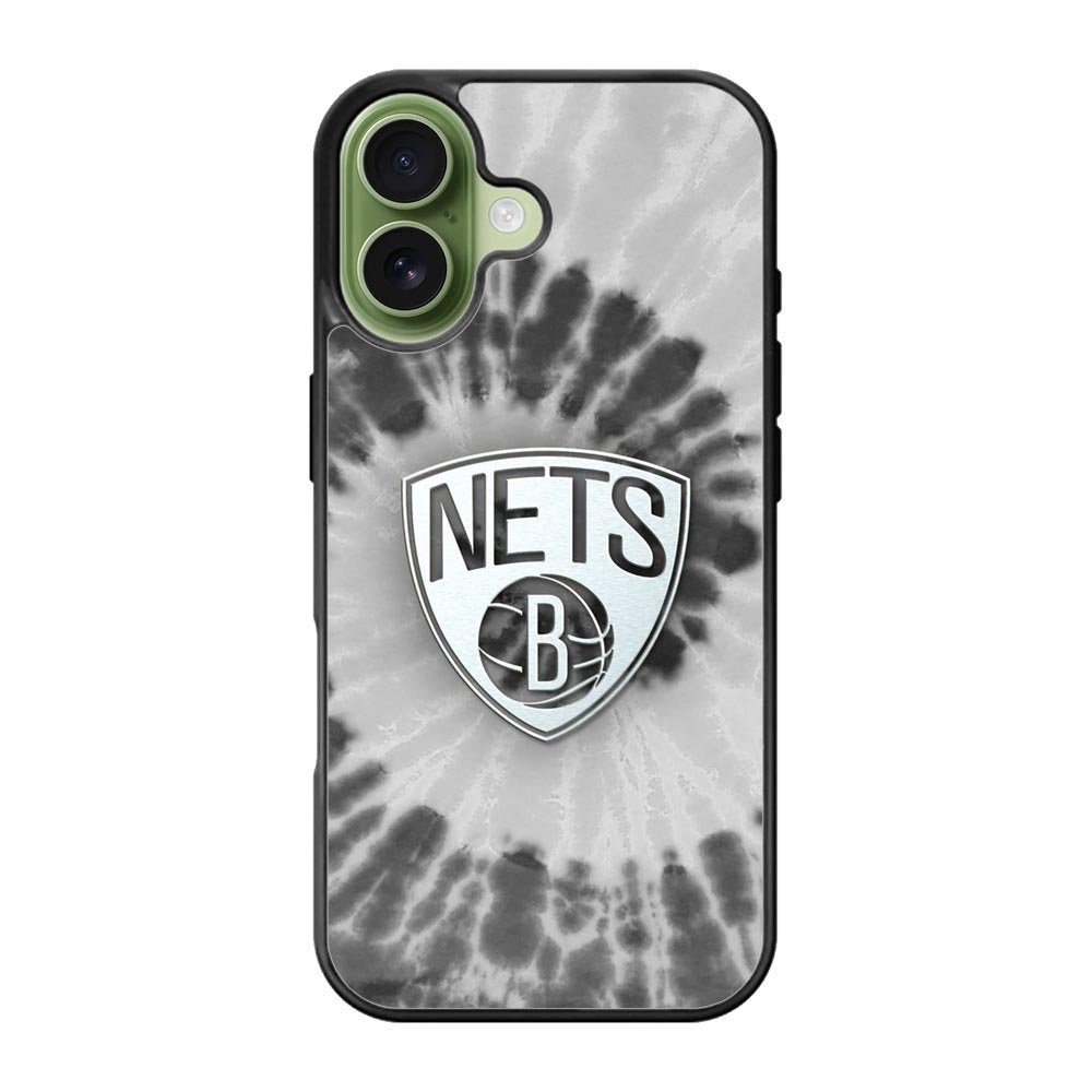 Brooklyn Nets Tie Dye Style Logo iPhone 17 Case OV10668