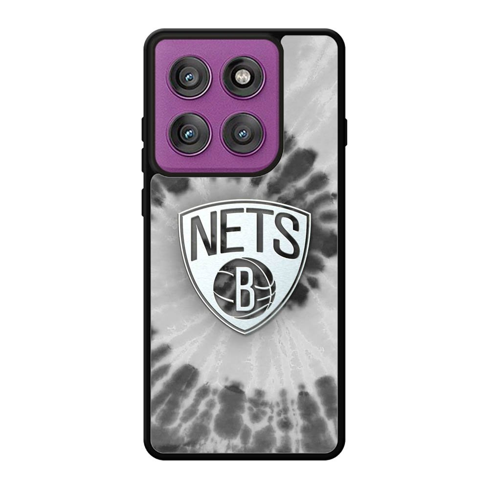 Brooklyn Nets Tie Dye Style Logo Motorola Moto Edge 60 Pro Case OV10668