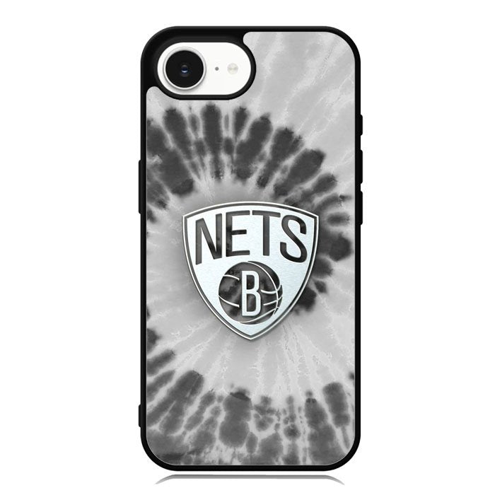 Brooklyn Nets Tie Dye Style Logo iPhone 16e Case OV10668