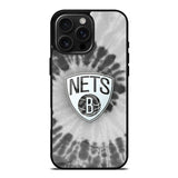 Brooklyn Nets Tie Dye Style Logo iPhone 16 Pro Max Case OV10668