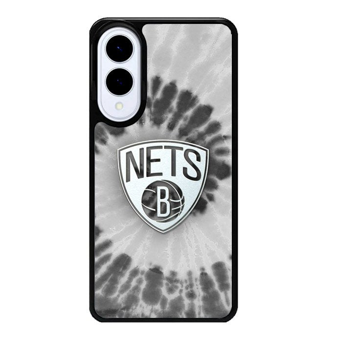 Brooklyn Nets Tie Dye Style Logo Samsung Galaxy S25 Edge 5G Case OV10668
