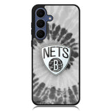 Brooklyn Nets Tie Dye Style Logo Samsung Galaxy S25 FE Case OV10668