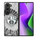 Brooklyn Nets Tie Dye Style Logo Samsung Galaxy Z Fold 6 5G 2024 Case OV10668