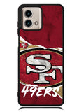 San Francisco 49ers Torn Paper Style Logo Motorola Moto G Stylus 5G 2023 Case OV10317