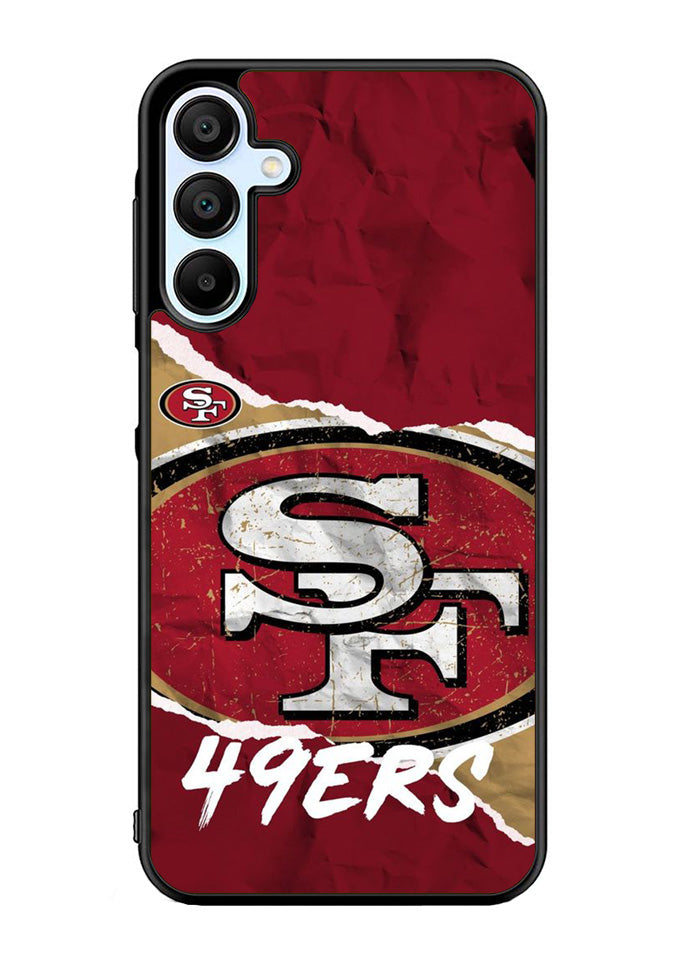 San Francisco 49ers Torn Paper Style Logo Samsung Galaxy A15 5G Case OV10317