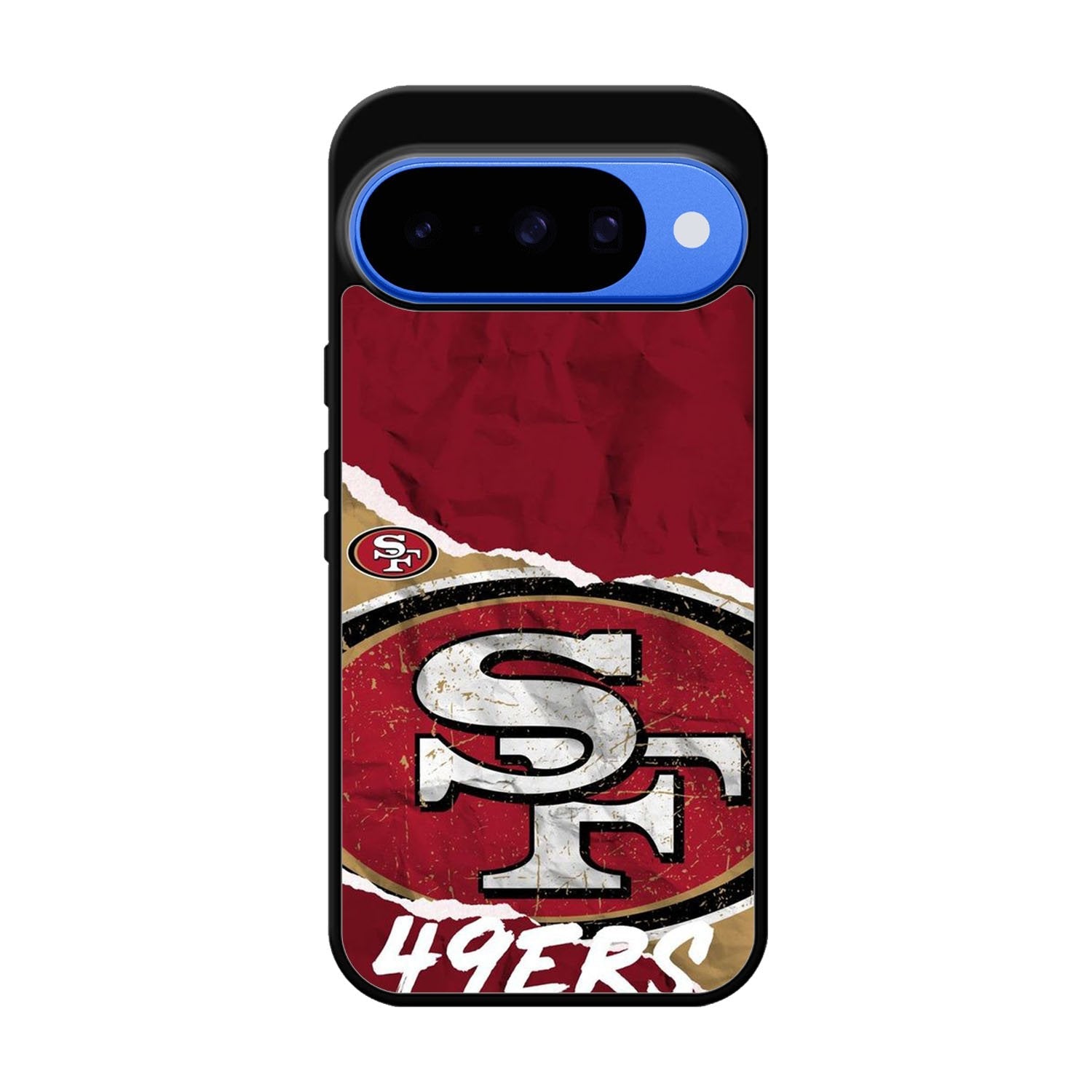 San Francisco 49ers Torn Paper Style Logo Google Pixel 10 Case QC10317