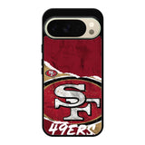 San Francisco 49ers Torn Paper Style Logo Google Pixel 10 Pro Case QC10317