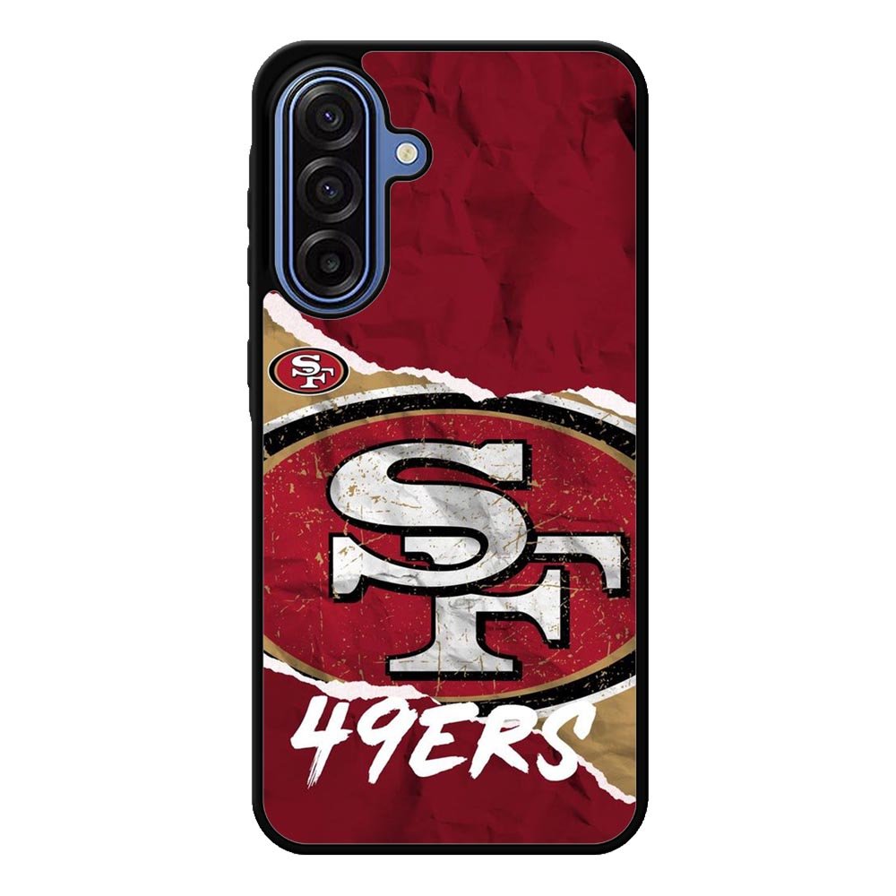 San Francisco 49ers Torn Paper Style Logo Samsung Galaxy A17 Case QC10317