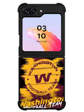 Washington Football Team Torn Paper Style Logo Samsung Galaxy Z Flip 5 5G 2023 Case OV10246