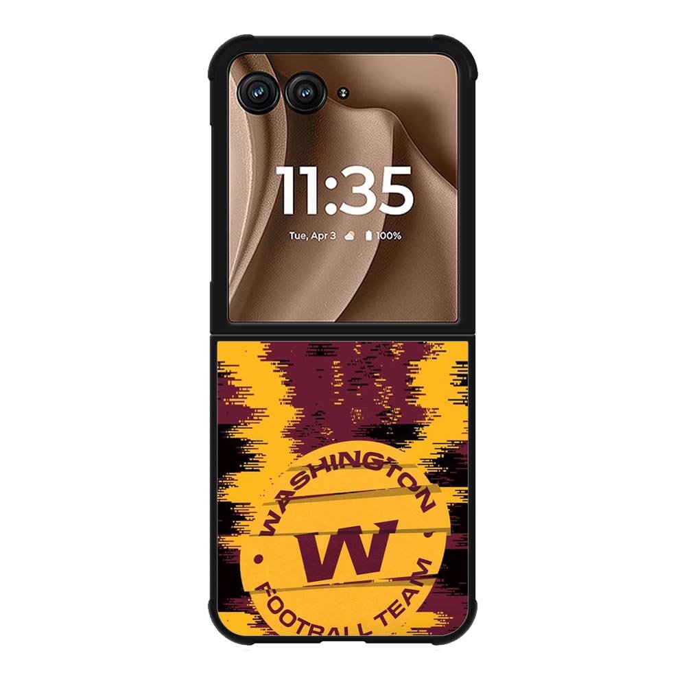 Washington Football Team Torn Paper Style Logo Motorola Moto RAZR Plus 2025 Case OV10246