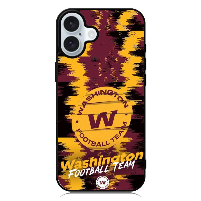 Washington Football Team Torn Paper Style Logo iPhone 16 Case QC10246