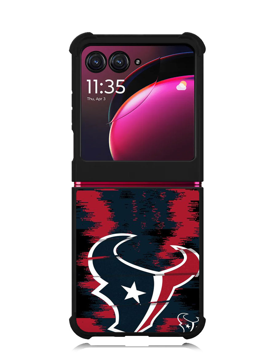 Houston Texans NFL Team Logo Motorola Moto Razr Plus 2023 , Moto Razr+ 2023 Case OV10384