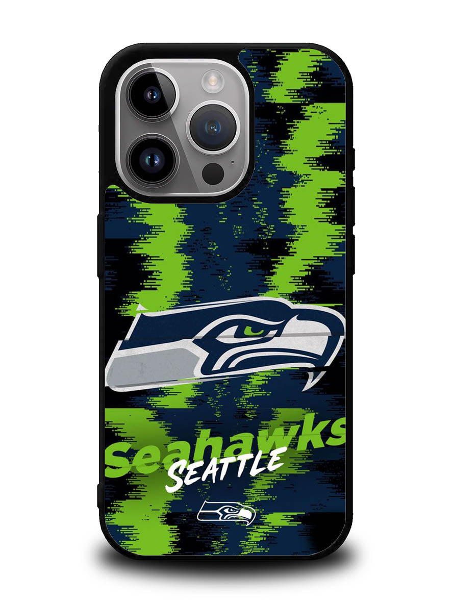 Seattle Seahawks NFL Team Logo iPhone 15 Pro Case