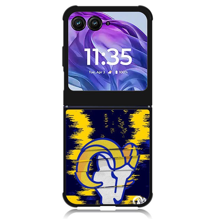 Los Angeles Rams NFL Team Logo Motorola Moto Razr Plus 2024 , Moto Razr+ 2024 Case