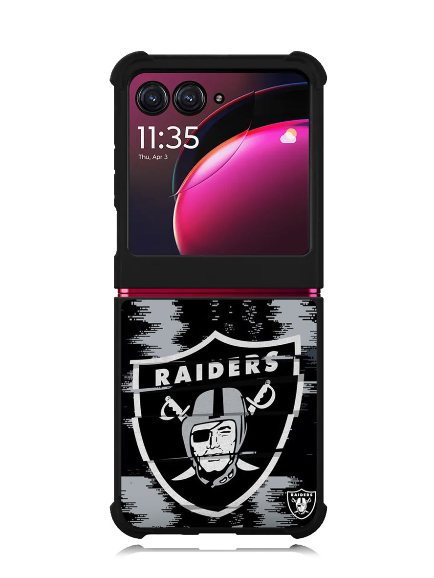 Las Vegas Raiders NFL Team Logo Motorola Moto Razr Plus 2023 , Moto Razr+ 2023 Case